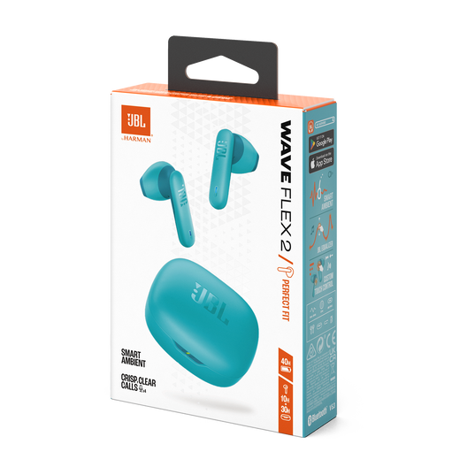 JBL Wave Flex 2 - Blue - True Wireless Earbuds - Detailshot 15